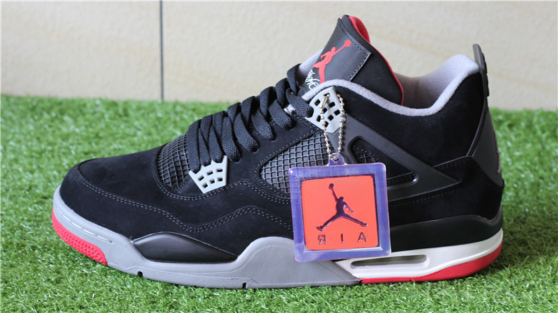 2016 Authentic Air Jordan 4 Retro Black Cement